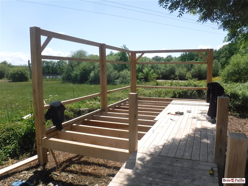 Réalisation d'un observatoire pour la réserve naturel des Antonins à St Marc La Lande (79)